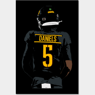 Jayden Daniels Old No 5 Posters and Art